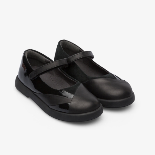 Camper Twins Ballerinas Black - Kids Singapore TDTNAP-222